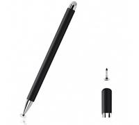Lcyen Tablet Pen, 2-in-1 Tablet Pen for All Tablets, Pen for Tablet with 1 Replacement Tip, Touchscreen Pen for iPhone i-Pad Pro Mini Redmi Samsung Huawei Surface Lenovo Chromebook (Black)