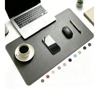 LCYFBE Extra Large Gaming Mat - Premium Gaming Mouse Pad, Non-Slip, High-Speed Tracking, Desk Protector for Work & Play, Durable & Washable Desk Pad, (38x65cm, Gray)