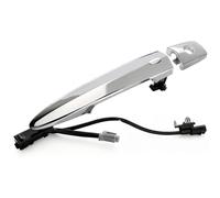 Lcyolada Exterior Door Handle Front Left Driver Side for Nissan Sentra 2013-2018,Nissan Murano Maxima 2009-2014, Nissan Leaf 2011-2017, 12459871, 806469N00A, 806451AA0A,Chrome