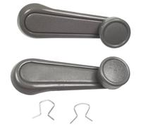 Lcyolada Interior Window Crank Handle, Textured Gray, for Various Toyota Models - 1973-2017 Tundra Yaris Matrix Tacoma Corolla Camry Sienna T100 Previa 4Runner MR2 Pickup