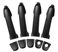 Lcyolada Pack of 4 Exterior Door Handles Compatible with Toyota Camry 2012 2013 2014 2015 2016 2017,Replaces 6921106090,Black
