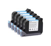 LCYSXTFZ 2588 2588+ 2588+(M) Solvent Ink Cartridge 12.7mm 600DPI No Encryption Compatible with Handheld Inkjet Printers for Date Code Barcode QR Code - 1/3/5 Pack
