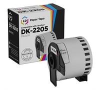 LD © Compatible Brother DK-2205 White Label Tape / 2.4 in x 100 ft