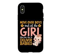 LD Labour And Delivery Nurse Midwife Birth Worker Doula Move Case for iPhone X/XS