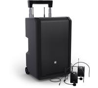 LD Systems ANNY 10 BPH 2 B8 Accu PA speaker with 2 headsets (823 - 832 MHz/863 - 865 MHz)