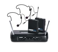 LD Systems ECO 2x2 Double Wireless System with Headsets 1 - Nearly New