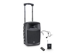 LD Systems ROADBUDDY 10 HS B5 - Battery Powered Bluetooth Speaker with Mixer, Bodypack and Headset