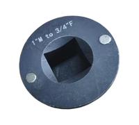 Ldabrye 1 / 4inch to 3 / 8inch Erosion Resistant Round Bearing Socket Adapter Reduced Drive Force Retention Engine Component Steel Socket