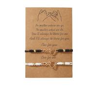 Ldabrye 1 Pair Friendship Handmade Adjustable Cotton Wristbands Woven Rope Suitable for Fashion Lover Charm Bracelets