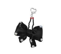 Ldabrye 1 Rhinestone Bow Chain Charm for Bags Lightweight Purse Accessory with Decorative Jewelry Pendant Bows for Bags Decoration