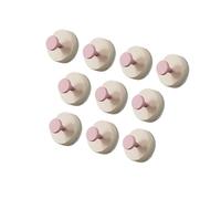 Ldabrye 10Pieces Space Saving Suction Cup Hooks for Bathroom Sturdy Hanging for Kitchen and Toilet Use Bathroom Towel
