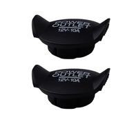Ldabrye 2Pcs 12V Power Socket Plug Covers Caps Dustproof Caps For Power Port Outlet Car Outlet Covers