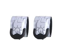 Ldabrye 2Pcs LED Wristband USB Rechargeable Light Bracelet Wearable Running Arm Belt Outdoor Sports Running LED Glowing