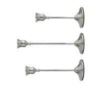 Ldabrye 3PCS Contemporary Holders with Electroplated Aluminum Surfaces and Simple for Home Decoration Aluminum Holders