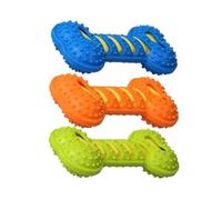 Ldabrye 3PCS Rough Chew Resistant Dog Toy Bone with Squeaky Sound for Various Breeds Entertainment and Indoor Exercise Activity Dog Boredom Reduce Chew Toy