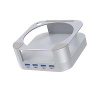 Ldabrye 4 Port USB3.0 Hubs Adapter for Cooling Docking Station Enhances Airflows and Stability Aluminum Cooling Stand