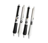 Ldabrye 4Pcs Triangular Grip Retractable Pen Erasable Gel Inks 0.5MM Tip Quick Drying for Note Taking School Supplies Multicolor Set
