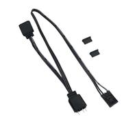 Ldabrye 4pin to 5V 3Pin Flexible ARGB Splitter Cable for HDLL120 Managing Multiple Devices with Ease and Efficiency Splitter Cable