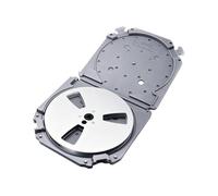 Ldabrye 7 Inch Open Roll Tape Storage Case with 3 Hole Empty Spools and Transporting Bag for Professional Sound Security ABS Aluminum Tape Storage Container