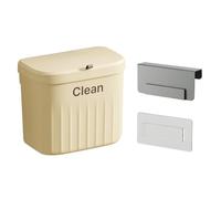 Ldabrye 8.5/12L Wall Mounted Kitchen Trash Can Large Capacity Garbage Cans With Lid Hanging Trash Bin For Bathroom Decor Garbage Basket