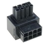 Ldabrye 8Pin Female 90 Degree Angled To 8 Pin Male Power Adapter GPU Steering Connector For Graphics Video Cards Adapter