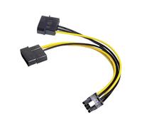 Ldabrye 8Pin To Double 4Pin Servers Power Cable For R730 R720 Hard Drive Enclosure Supply Cord Systems Management Supply Converters