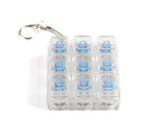 Ldabrye 9-Key Mechanical Keyboard Switches Tester Keychain With 9 Clicky Keys For Stress Relief And Office Decoration Mechanical Keyboard Accessory