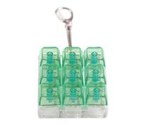 Ldabrye 9-Key Mechanical Keyboard Switches Tester Keychain With 9 Clicky Keys For Stress Relief And Office Decoration Mechanical Keyboard Accessory