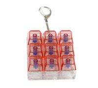 Ldabrye 9-Key Mechanical Keyboard Switches Tester Keychain With 9 Clicky Keys For Stress Relief And Office Decoration Mechanical Keyboard Accessory