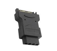 Ldabrye ABS SATAs-IDE Power Adapters: 15Pin to 4Pin Female Connector for Enhanced Compatibility Plugs and Play Power Connectors