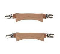 Ldabrye Adjustable Leather Shoe Laces Quick Installation Elastic Sandal Heel Straps with Alloy Fasteners Clasp for Footwear Adjustable Shoe Laces