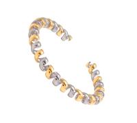 Ldabrye Adjustable Open Cuff Bangle Spring Coiled Design Stainless Steel Wristlet Women’s Fashion Jewelry Gift Birthday Gift Jewelry for Her