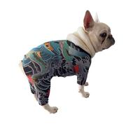 Ldabrye Adorable Dog Patterned Clothing Bodysuit Suitable for Yearlong Dressing Sizes S to 2XL Dog Party Outfit