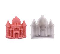 Ldabrye Ancient Castles Silicone 3D Molds Ornament Plasters Casting Epoxy Resin Ancient Silicone