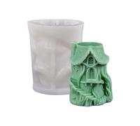 Ldabrye Ancient Castles Silicone Molds Plasters 3D Ornament Casting Epoxy Resin Ancient Silicone