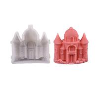 Ldabrye Ancient Castles Silicone Molds Plasters 3D Ornament Casting Epoxy Resin Ancient Silicone