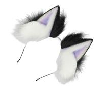 Ldabrye Anime Cosplays Plush Cats Ear Headbands Adjustable Soft Gradients Costume Hair Accessory For Halloween Party Daily Wear Cute Cats Ear Hair Accessory