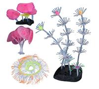 Ldabrye Aquarium Landscape Grass Fluorescence Aquariums Decorations Art Terrarium Habitat Ornaments Photo Props