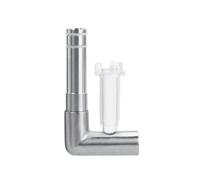 Ldabrye Aquarium Surfaces Skimmer For Canisters And Power PC/Stainless Steel Oil Protein Remover Blocks Grease Water Outlet Accessory