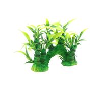 Ldabrye Aquariums Decoration Realistic Resin Green Plant Eye Catching Simulation Plant for Various Fishtanks Landscape Home Aquariums Accessory