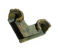 Ldabrye Aquariums Decoration Shelter Corner Cave Resin Fishtanks Hideouts Tunnel For Small Fish And Shrimp Fishtanks Landscape Fishtanks Landscape