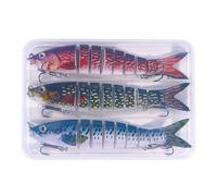 Ldabrye Artificial Baits Fishing Lures Slow Sinking Swimbait Motion Fishing for Various Water Conditions Saltwater Artificial