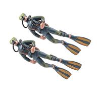 Ldabrye Artificial Water Ornament Diver Miniature Safe Marine Creature Shelter For Habitat Environment Aquarium Hideou