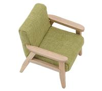 Ldabrye Bedroom Single Sofa Miniature Furniture Model Accessories Role Play Furnishings Bright Couch For Doll House Model Making Furniture