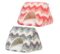 Ldabrye Bird Perch Hammock Bed Tent For Parrots Conure Supplies Budgies Furry Blanket For Small LargeParrots Toy