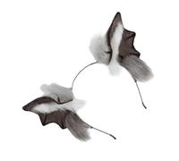 Ldabrye Bloodsucker Ears Headbands Halloween Bats Headwear Carnivals Costume Props for Halloween Anime Conventions Realistic Animal Ears Headpiece