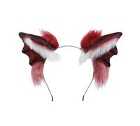 Ldabrye Bloodsucker Ears Headbands Halloween Bats Headwear Carnivals Costume Props for Halloween Anime Conventions Realistic Animal Ears Headpiece