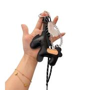 Ldabrye Braided Ropes Bag Charm Keychain Fashion Decorative Accessories for Handbag Backpack Decors Aesthetic Gifts Braided Rope Charm