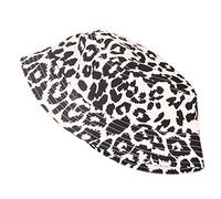 Ldabrye Bucket Hats Toddler Kids Sunscreen Bucket Hat Leopard Zebra Print Foldable Fisherman Cap