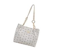 Ldabrye Canvas Work Bag Ergonomic Laptop Compartment Multi-Pocket Design Carryall for Daily Commute Unique Design Shoulder Bag